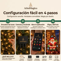 Luces de Árbol de Navidad Inteligentes y Animadas
